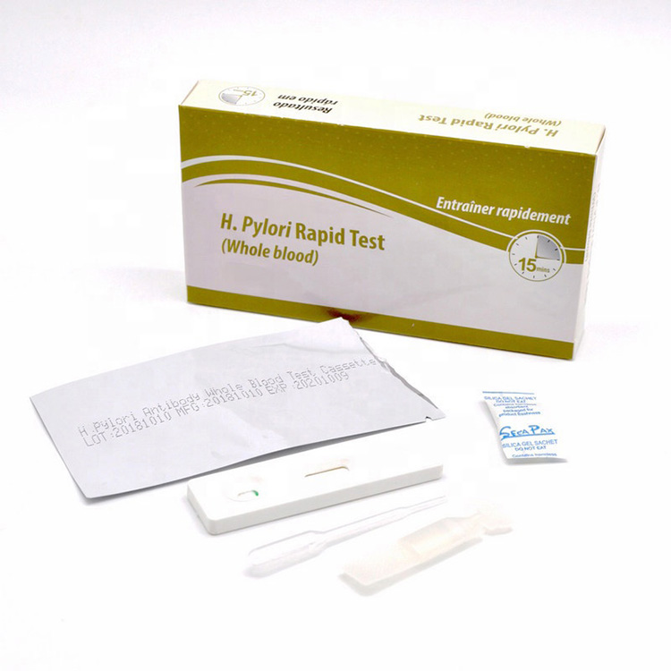 د طبي H.pylori Rapid Test Kits کیسیټ